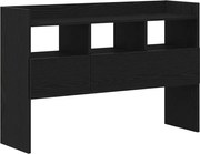 vidaXL Bufet cu sertar Stejar Negru 105 x 30 x 70 cm Lemn compozit