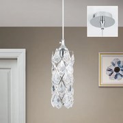 Orion - Lustră suspendată RITA, 1xG9/40W/230V, crom lucios