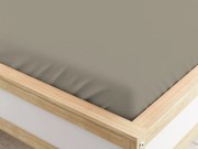 Cearceaf cu elastic din microfibra bej 180 x 200 cm