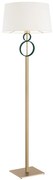 Lampadar, lampa de podea design modern Perseo crem, auriu, verde