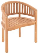 Scaun de grădină DIVERO - tec tratat