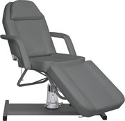 vidaXL Masă de masaj, gri, 180x62x(87-112) cm