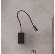 Veioză LED flexibilă Redo 01-2755 WALLIE LED/3W/230V USB CRI 90 negru