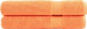vidaXL Prosoape premium SOLUND 2 buc. portocaliu 100x200 cm 600 gsm