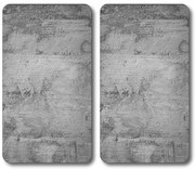 Plite protectie din sticlă, 2 bucăți, Kesper,  DARK CONCRETE