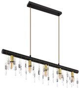 Lustra suspendata design modern Kira I negru