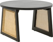 Masuta Cafea Topis Lemn Mango Finisaj Negru