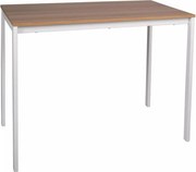 OFERTA Masa de dining alba RAMOD 100x60 cm, decor stejar II. calitate