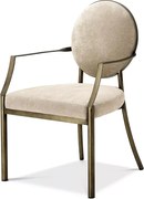 Scaun cu brate elegant, tapitat cu catifea, LUX Scribe 110807 HZ