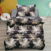 Lenjerie de pat din bumbac VALEIRA maro Dimensiune lenjerie de pat: 70 x 90 cm | 140 x 200 cm