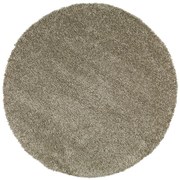 Covor rotund Universal Aqua Liso, ø 80 cm, gri - argintiu