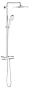 Coloana dus Grohe Rainshower SmartActive 310, baterie termostatata, 111 cm, moon white - 26647LS0