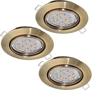 Eglo 94409 - Set de 3 spoturi LED încastrate PENETO 1xGU10-LED/5W/230V