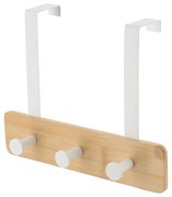 Suport metalic pentru ușă, 3 cârlige, 20 x 25 x 9 cm