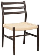 Scaune de dining natural /maro închis 2 buc. Harlan – Rowico