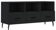 vidaXL Dulap TV, negru, 102x36x50 cm, lemn prelucrat