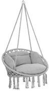 Deuba Scaun suspendat 80x60x140cm - gri