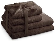 Prosoape de baie maro 4 buc. din bumbac din frotir Amari – Restilo
