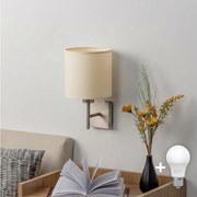 BRILAGI - Aplică LED de perete NUBILA 1xE27/60W/230V crom mat/crem