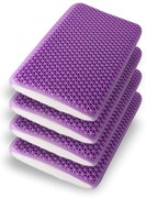 PACHET 4 PERNE CERVI-SAN ORTOPEDIC, pernă cervicală pentru susținerea gâtului, umerilor, compoziție din spumă cu memorie, cu dublă utilizare, amelioarează durerile cervicale și împiedică transpirația, husă respirabilă tip fagure