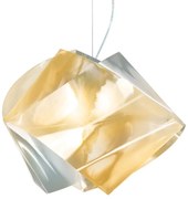 Lustra moderna design geometric realizata manual Gemmy prisma gold