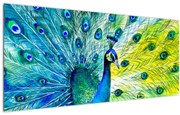 Tablou - Păun (120x50 cm)