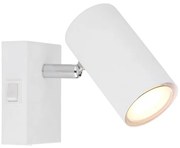 Aplica cu spot design modern ROBBY alb