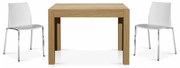 MASA FABIO - FINISAJ STEJAR EXTENSIBILA 110 cm/ 80 cm