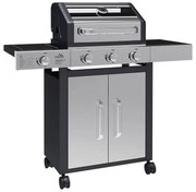 Grătar mobil cu gaz Cattara Windoe, 117,5 x 49x 116 cm