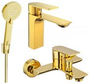 Mexen Alexa R40 set de baie, auriu - 71203R40-50