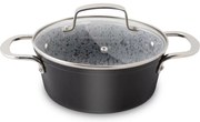 Lamart LT1252 cratiță cu capac Granit, diametru 18cm, diam. 18 cm