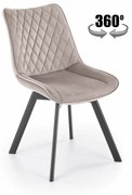 Scaun K520 velvet bej