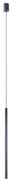 Redo 01-3861 - Lampă LED suspendată pe cablu NIKOS, 8W, 230V, CRI 90, Ø 6 cm, negru