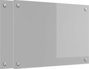 vidaXL Panou de bucătărie 2 pcs Gri deschis 70 x 50 cm