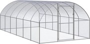 vidaXL Coteț de găini pentru exterior, 3x6x2 m, oțel zincat