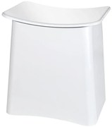 WENKO 22949100 - Taburet WING 45 x 48 cm alb/negru