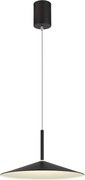 Lustra suspendata LED metal negru LAMPONE
