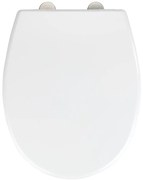 WENKO VORNO NEO 24571100-WC - Capac WC 46 x 37 cm, alb/argintiu