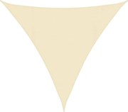 vidaXL Pânză parasolar, crem, 4,5x4,5x4,5 m, HDPE, 160 g/m²