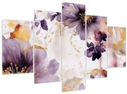 Tablou - Acuarelă flori (150x105 cm)