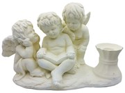 Sfesnic decorativ cu ingeri SERENITY, 30x19cm