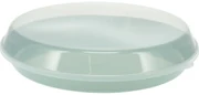 Castron de servit din plastic EH cu capac 35,5 x8,5 cm, verde