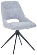 Scaun Pivotant Bucatarie/Dining Larmos Textil Gri Deschis