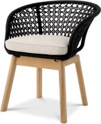 Scaun design natural pentru interior si exterior Trinity