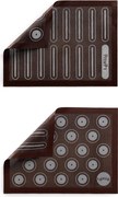 Plansa pentru copt Lekue 1010197, 40x30 cm, Silicon, Microperforatii, +4/220 °C, Negru