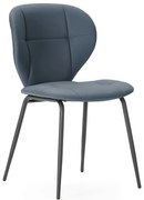 Scaune de dining gri-închis 2 buc. Maura – Marckeric