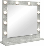 vidaXL Oglindă de toaletă Dreptunghiular Gri din beton 60 x 55 x 18 cm