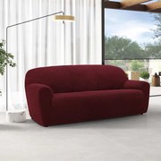 Huse super elastice HARMONIA bordo fotoliu dublu (l. 140 - 180 cm)