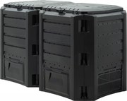 Compostor de grădină - Compogreen 800 l, negru Prosperplast