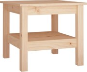 vidaXL Masă de cafea 45x45x40 cm, lemn masiv de pin